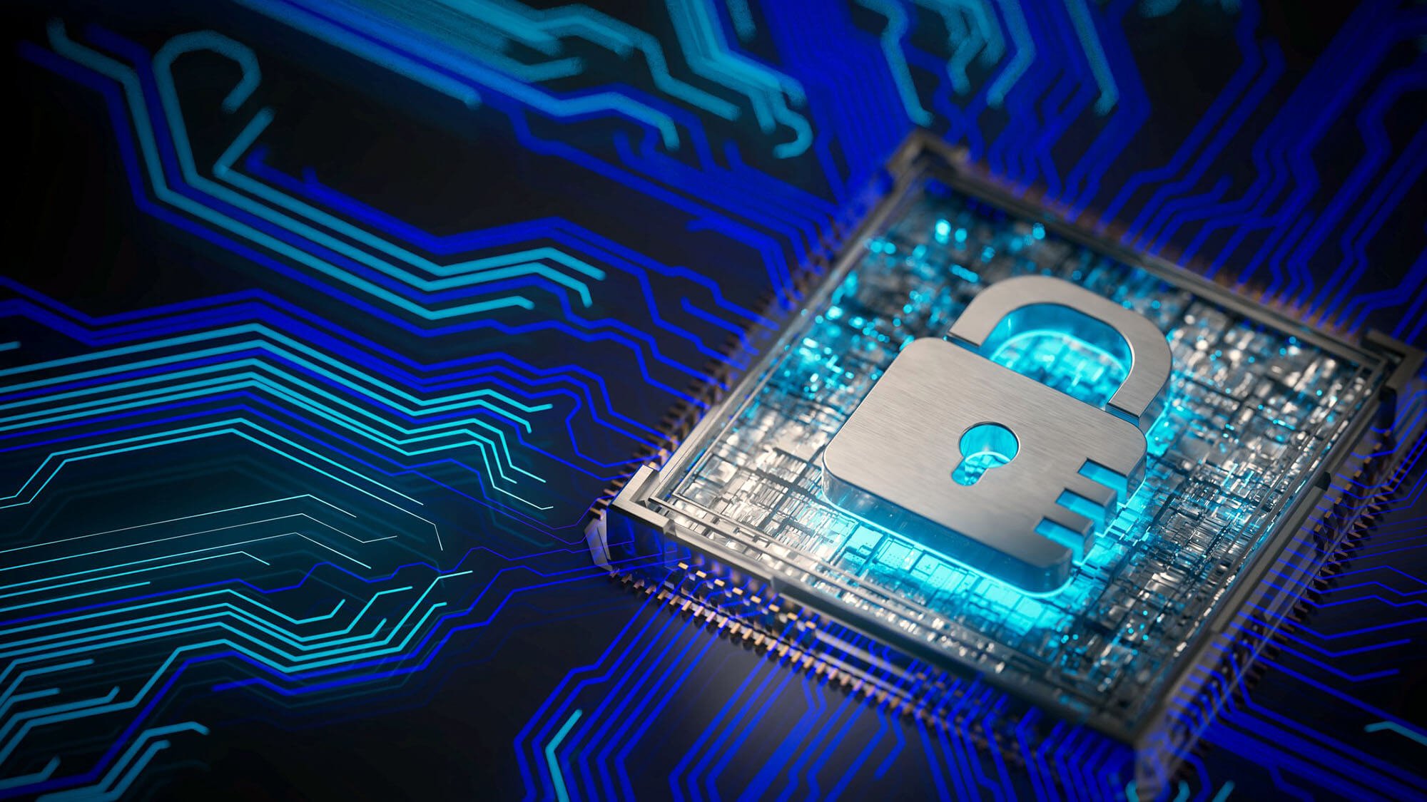 Cyber Security Ransomware Email Phishing Encrypted Technology, Digital Information Protected Secured