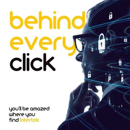 A representative image of security themes with lock icons floating over a man